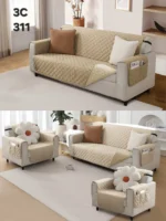 Funda Cubre Sofa impermeable 3 Cuerpos reversible - Angeles del Hogar Chile