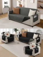 Funda Cubre Sofa impermeable 3 Cuerpos reversible - Angeles del Hogar Chile