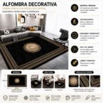 Alfombras Con Diseno 3D Medidas 200 x 240 cm ALFLIS2X240NGRAMA