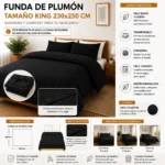 Funda De Plumón Soft Touch Tamaño King 230x250 cm