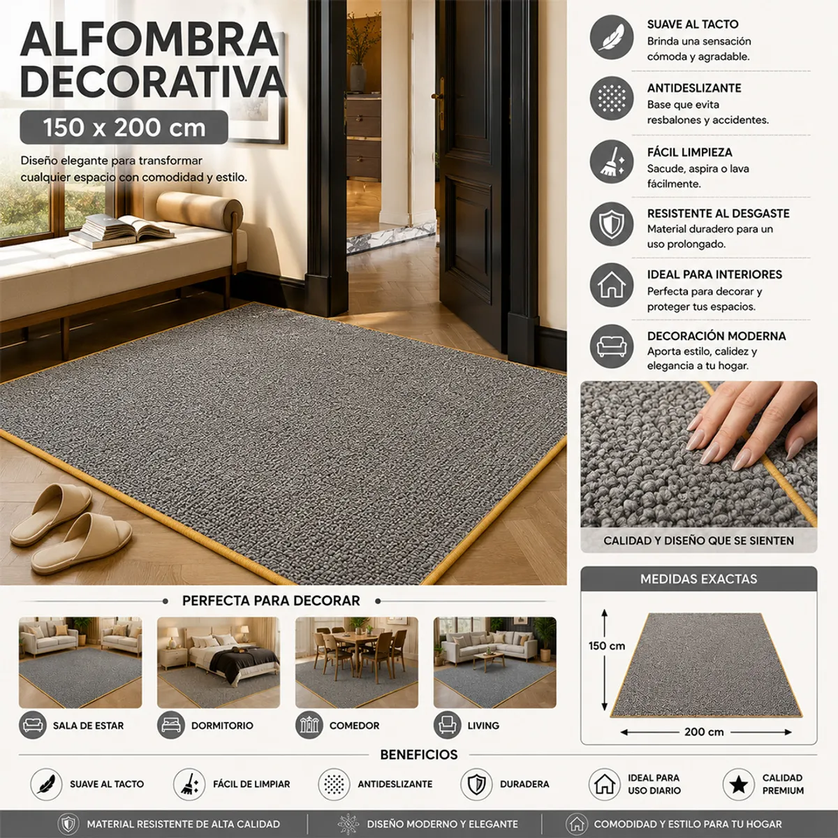 w=1200,h=1200,fit=pad – 2026-08-07T101726.541 GENERICO | Alfombra Sisal Medida 150 X200 Color Gris (copia) - Imagen 1