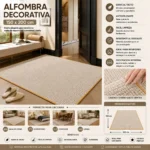 Alfombra Sisal Medida 150 X200 Color Beige (copia)