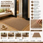 Alfombra Sisal Medida 150 X200 Color Marron (copia)