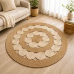 Alfombra Redonda de Yute 120 cm Modelo Clásica (copia) - Imagen 3