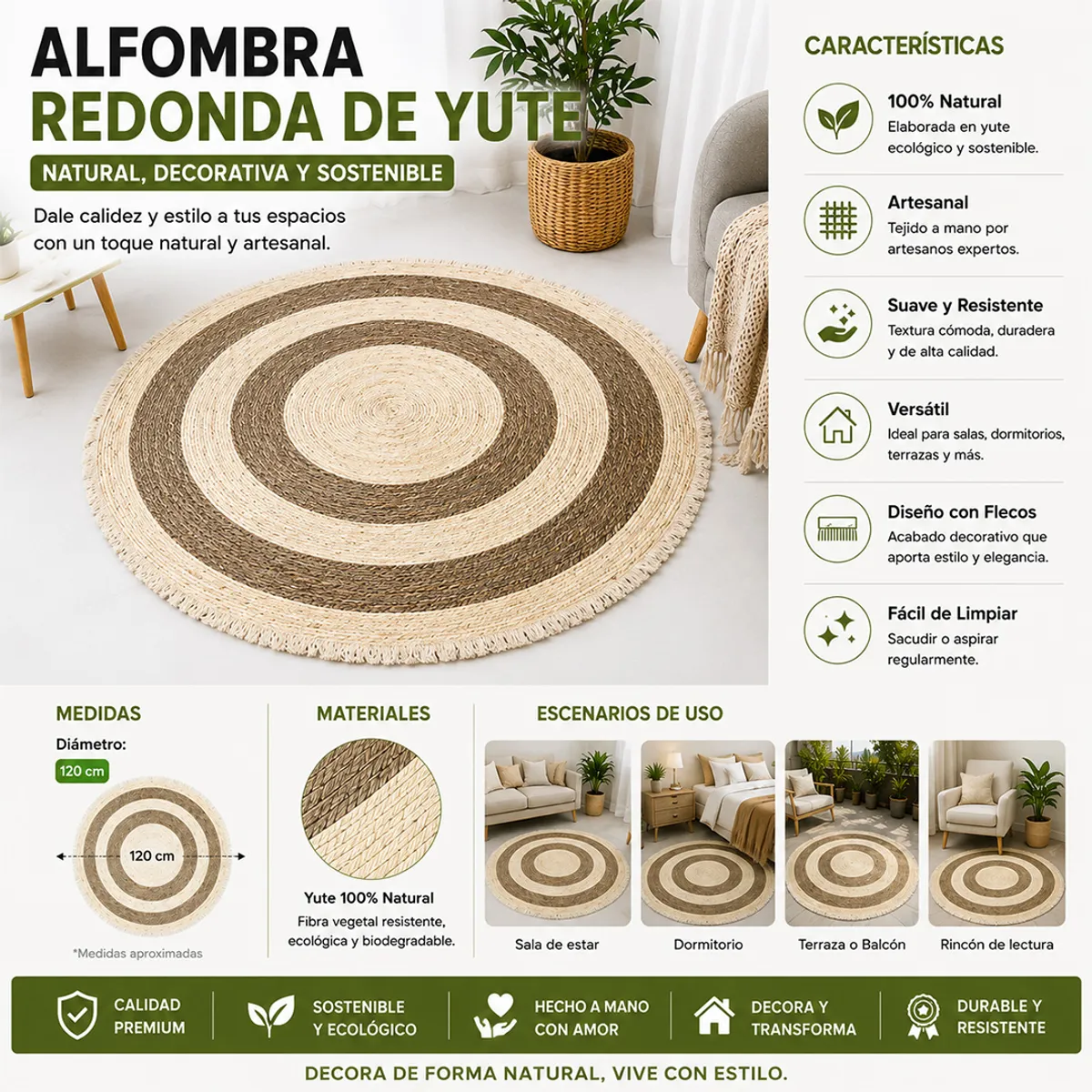 w=1200,h=1200,fit=pad – 2026-08-13T145353.836 Alfombra Redonda de Yute 120 cm Modelo Clásica (copia) - Imagen 1