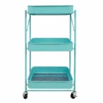 Carrito Organizador Metalico Plegable 3 Niveles - Imagen 3