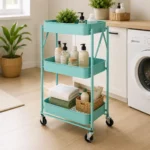 Carrito Organizador Metalico Plegable 3 Niveles (copia) - Imagen 2