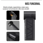 Sopladora Recargable Con Luz Mini USB - Imagen 5