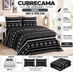 Cubrecama De Verano Tamaño King Con Diseño (copia)