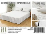 Cubrecolchon Impermeable Con Faldón 2 Plazas - Imagen 3