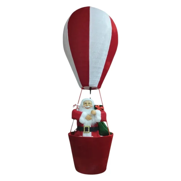 Globo Aerostatico Papa noel 80cm Rojo y Blanco - Angeles del Hogar Chile