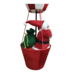 Globo Aerostatico Papa noel 80cm Rojo y Blanco - Angeles del Hogar Chile