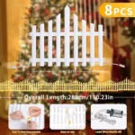 Luces Led Valla Cerco Reja Jardin Navidad Cesped Estaca 2.8 metros - Angeles del Hogar Chile
