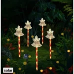 Set De 5 Luces Campanas Solares Para Decoracion Exterior Navidena - Angeles del Hogar Chile