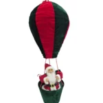 Globo Aerostatico Papa noel 110cm Rojo y Verde - Angeles del Hogar Chile