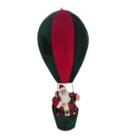 Globo Aerostatico Papa noel 150cm Rojo y Verde - Angeles del Hogar Chile