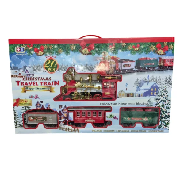 Tren clásico navideño pequeño 20 piezas - Angeles del Hogar Chile