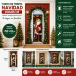 Forro de Puerta Navidad 200X85Cm FORRODEPUERTA1