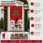 Forro de Puerta Navidad 200X85Cm FORRODEPUERTA8