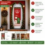 Forro de Puerta Navidad 200X85Cm FORRODEPUERTA2