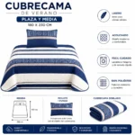 cubrecama de Verano plaza y media 180x230 (copia)
