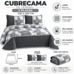 cubrecama de Verano 2 plazas 230x250