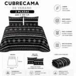 cubrecama de Verano 2 plazas 230x250