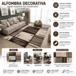 Alfombra Con Diseño 150x200cm Meipulis