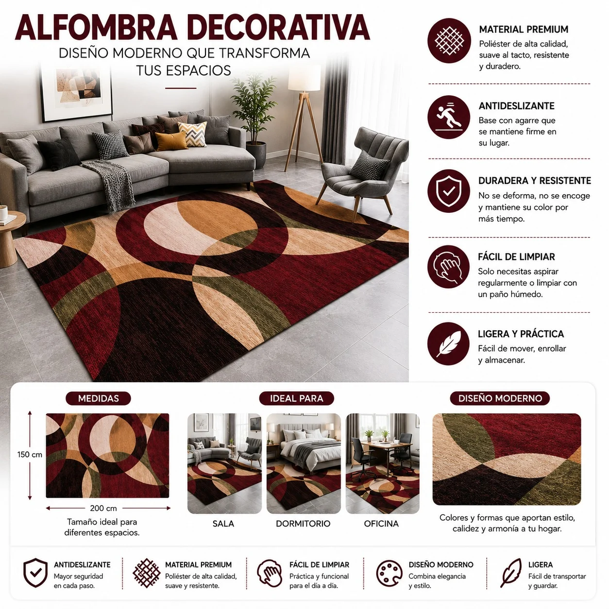 WhatsApp Image 2026-09-08 at 16.24.38 (4) Alfombra Con Diseño 150x200cm Meipulis - Imagen 1