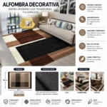 Alfombra Con Diseño 150x200cm Meipulis