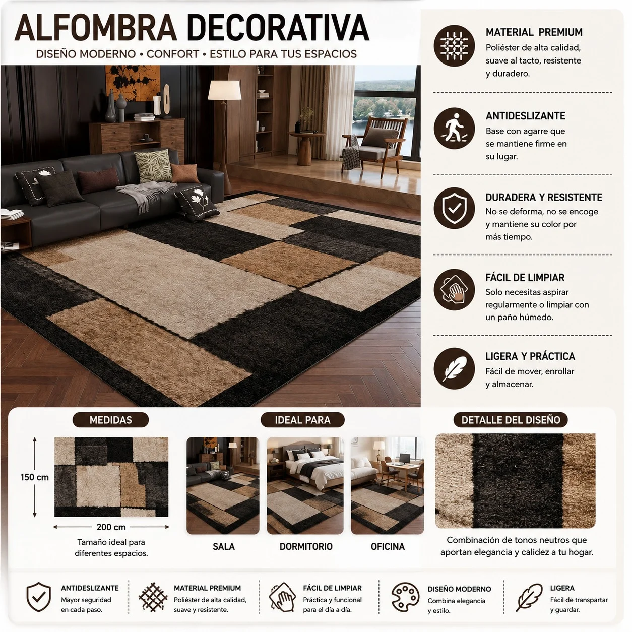 WhatsApp Image 2026-09-08 at 16.24.39 (7) Alfombra Con Diseño 150x200cm Meipulis - Imagen 1