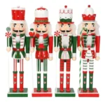 Cascanueces Navideños de Madera Multicolor 50Cm - Angeles del Hogar Chile