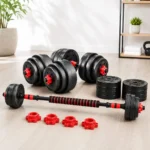 Set De Mancuernas Ajustable De 30kg Con Extensor De Pvc - Imagen 4