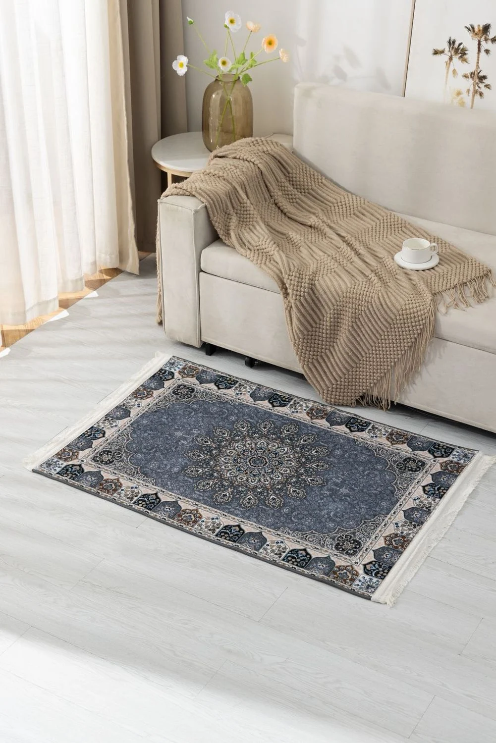 08833d5cef47_1.webp Alfombra Decorativa con Flequillos 80x120 cm Diseño 5 - Imagen 1
