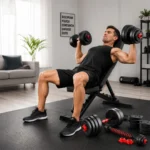 Set De Mancuernas Ajustable De 30kg Con Extensor De Pvc - Imagen 3