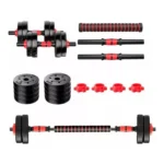 Set De Mancuernas Ajustable De 30kg Con Extensor De Pvc - Imagen 2
