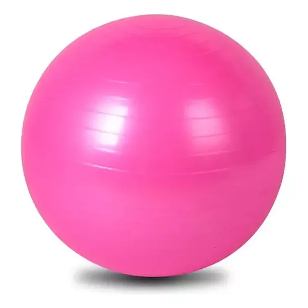 610 (65) Pelota Balon 75 Cm Pilates Yoga + Inflador Pelotas - Angeles del Hogar Chile