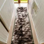 Alfombra Pasillera Tipo Shaggy medida 55x200 cm 6 Marrón Diseño 1 - Imagen 5