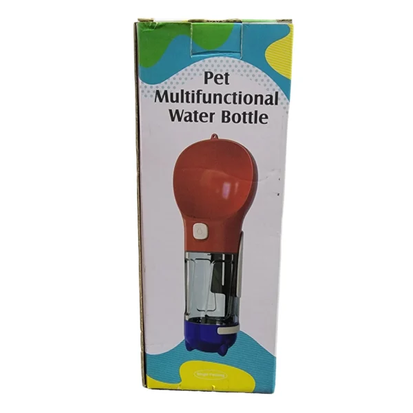Botella de agua multifuncional para mascotas