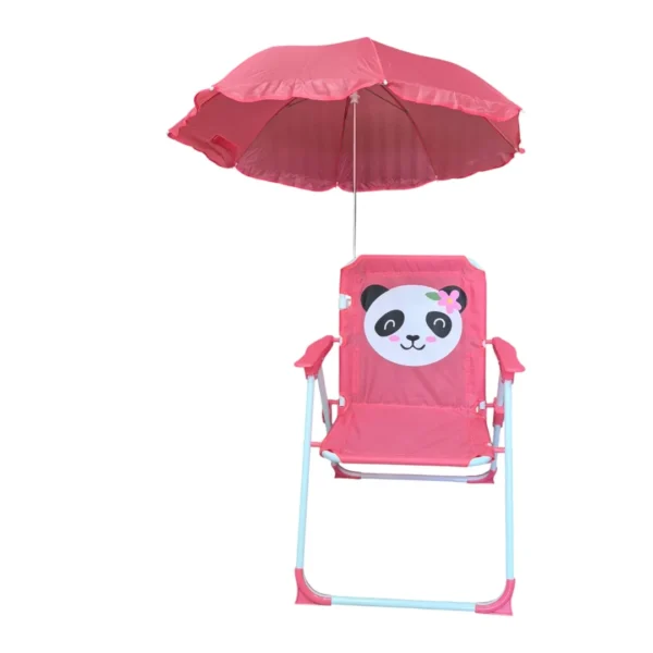 Silla Plegable con Quitasol Camping para Niños - Angeles del Hogar Chile