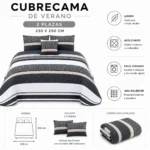 Cubrecama de Verano 2 plazas 230x250 Diseño 8