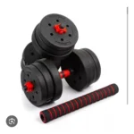 Set Mancuernas Y Barra Unibles 20kg Pesas Ajustables - Imagen 2