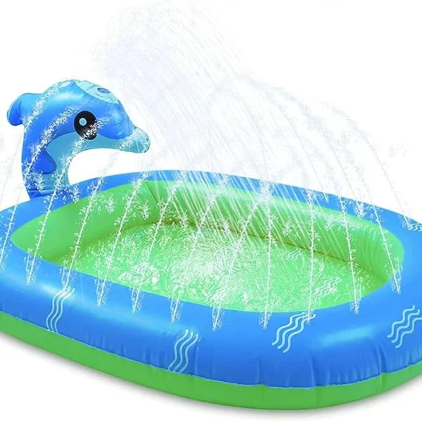 Piscina Inflable con Delfin y Lanza Agua - Angeles del Hogar Chile