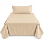 Set de Sábanas 1 Plaza + 1 Funda de Almohada Color Beige (copia) - Imagen 3