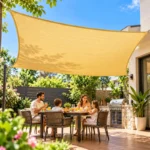 TOLDO CUADRADO 3X3M PARA SOMBRA CUBIERTA TERRAZA JARDIN - Imagen 2
