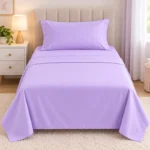 Set de Sábanas 1 Plaza + 1 Funda de Almohada Color Lila (copia) - Imagen 2