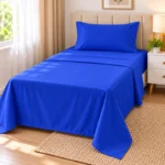 Set de Sábanas 1 Plaza + 1 Funda de Almohada Color Beige - Imagen 2
